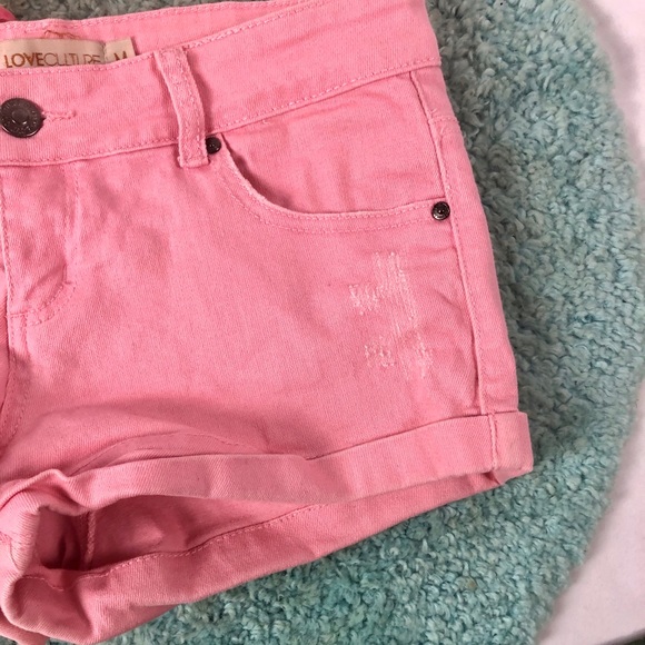 Colored jean shorts - Picture 5 of 5